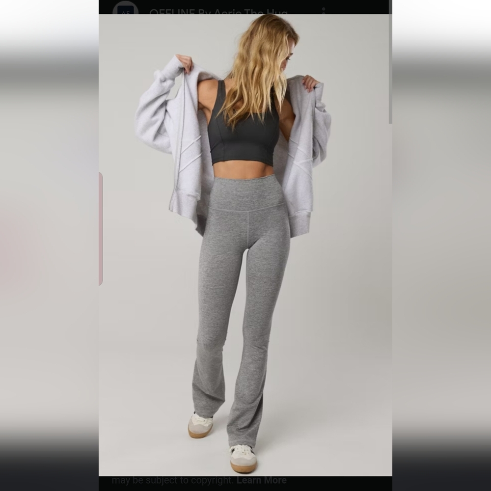 NWT Aerie hugger bootcut leggings small